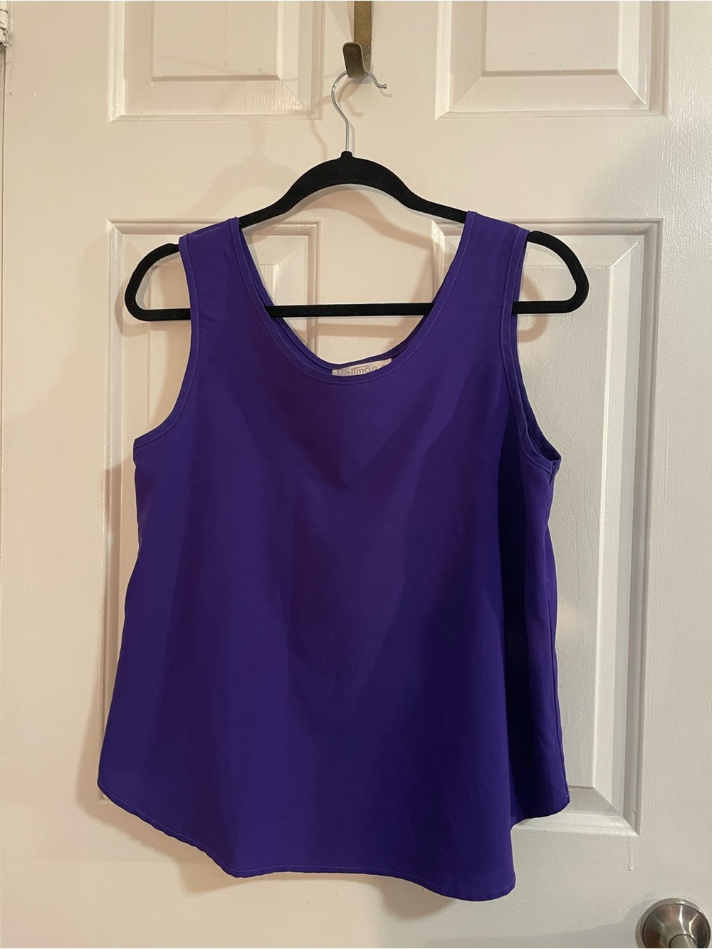 Reitmans Purple Scoop Neck Tank Top